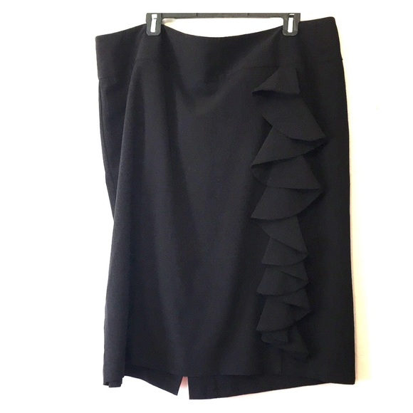 Ashley Stewart Dresses & Skirts - Ashley Stewart Side Ruffles Shirt